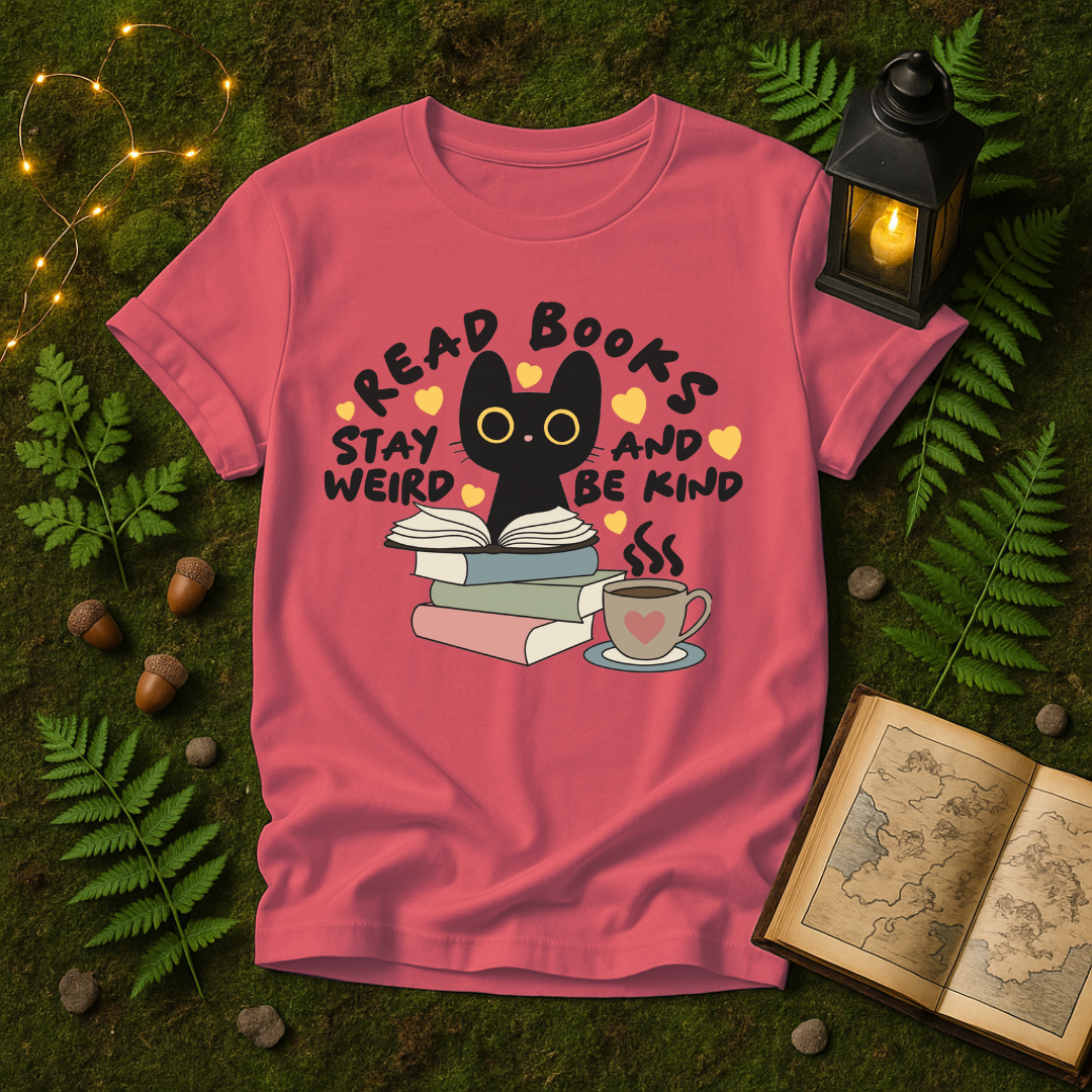 1052 - READ BOOKS STAY WEIRD BE KIND