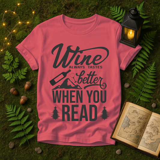 891 - WINE TASTES BETTER WHEN YOU READ