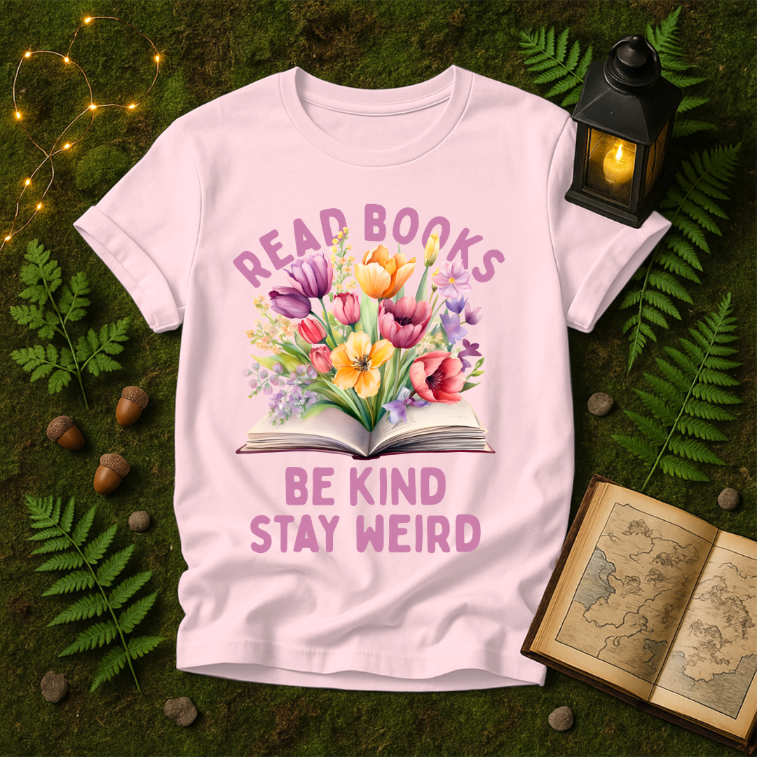 1086 - READ BOOKS BE KIND STAY WEIRD