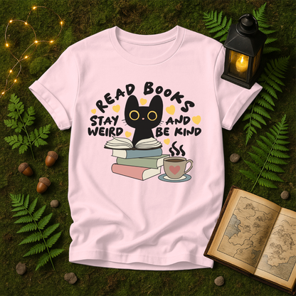 1052 - READ BOOKS STAY WEIRD BE KIND