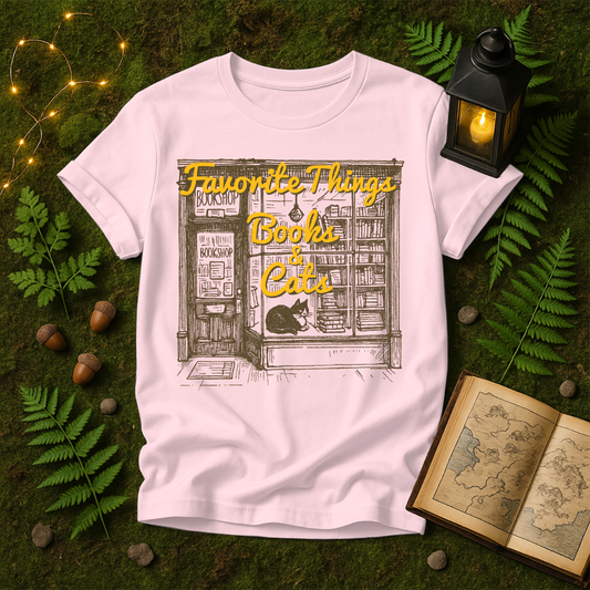 885 - FAVORITE THINGS BOOKS AND CATS