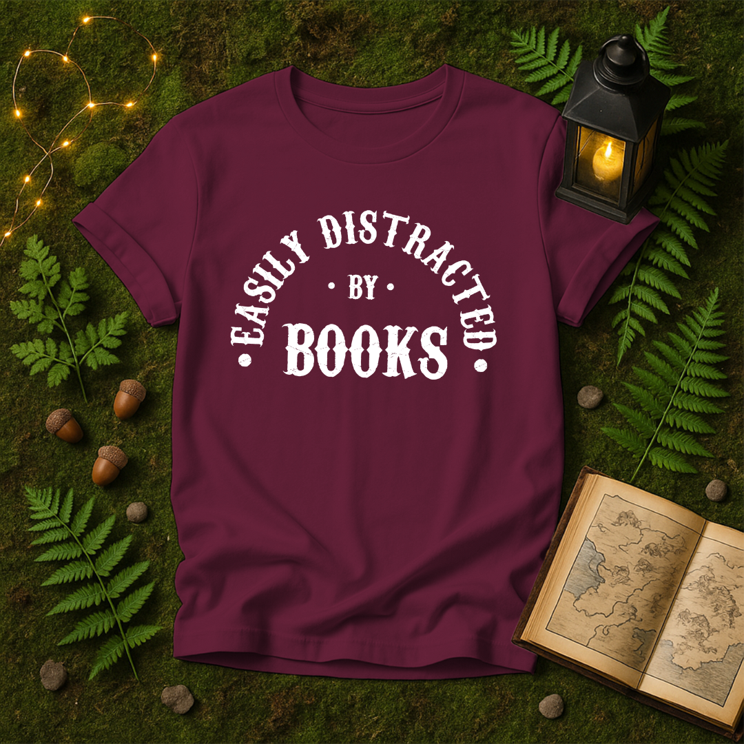 DESIGN 318 - EASILY DISTRACTED BY BOOKS