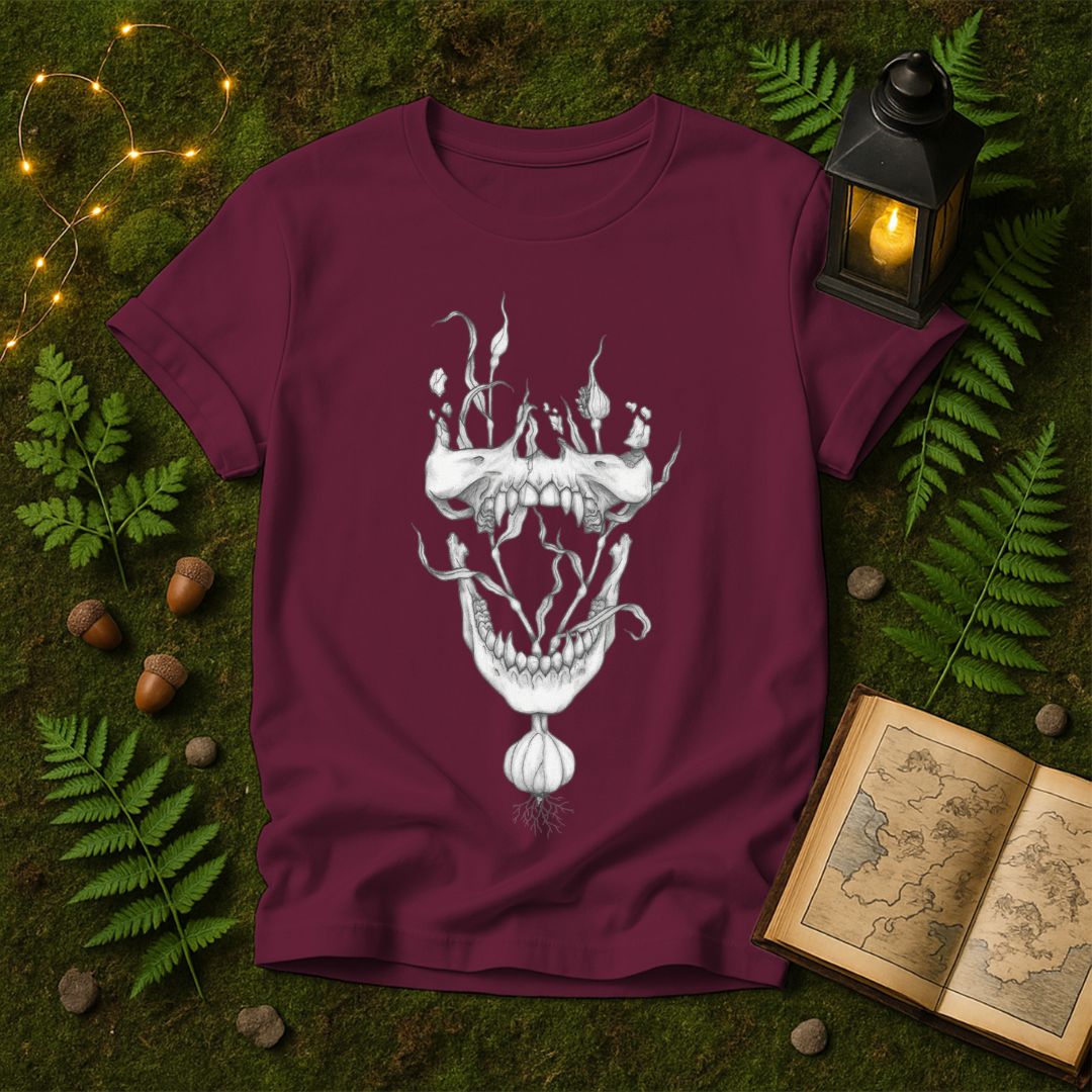 1120 - FLORAL DRACULA SKULL