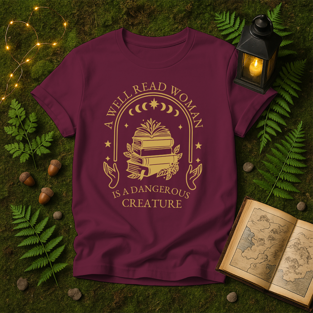 DESIGN 353 - A WELL READ WOMAN IS A DANGEROUS CREATURE