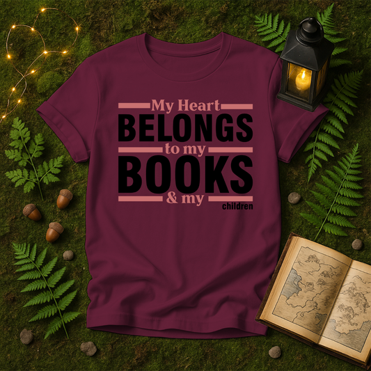 674 - MY HEART BELONGS TO BOOKS