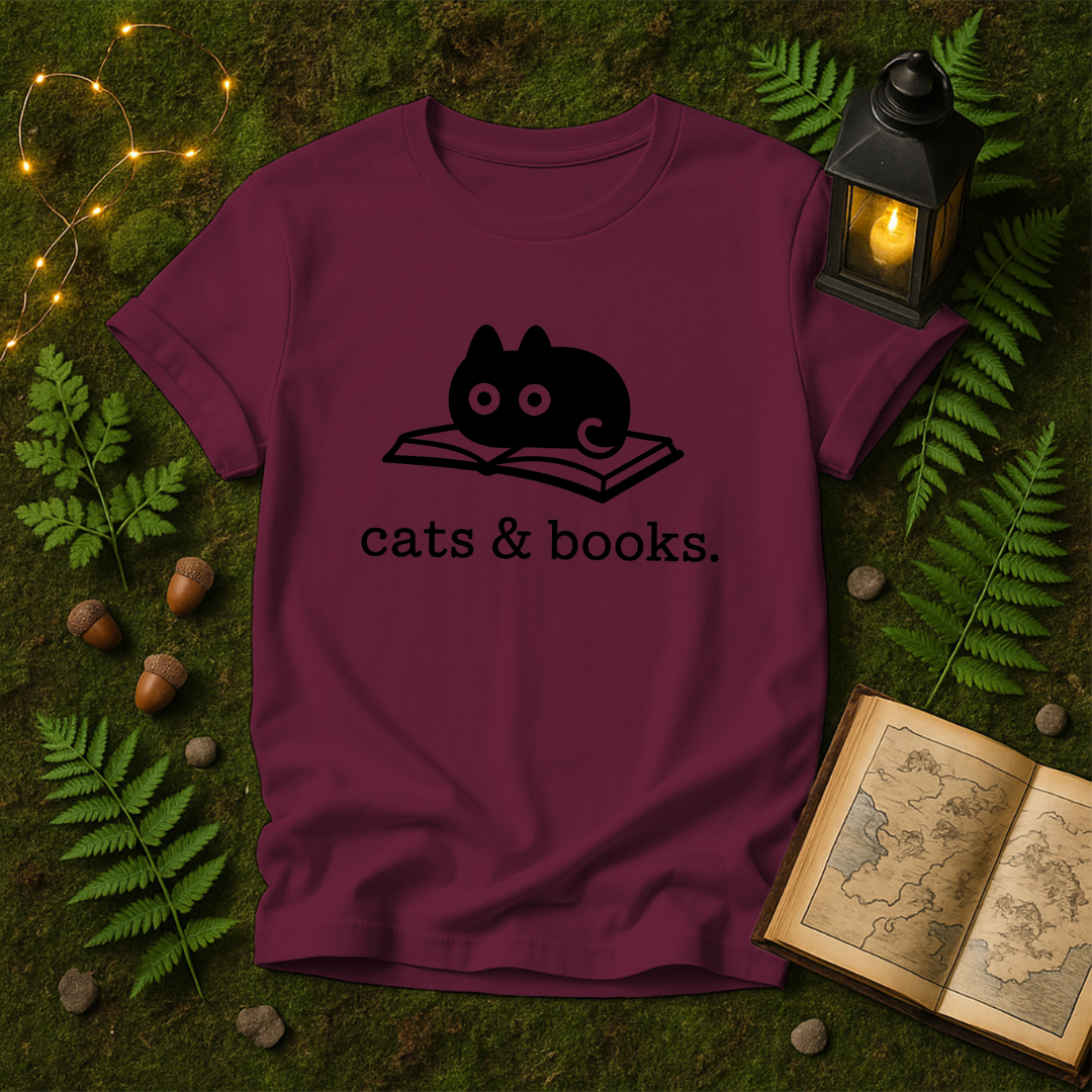 DESIGN 368 - CATS & BOOKS
