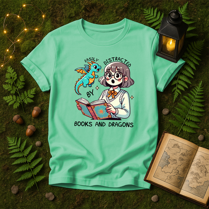 DESIGN 44 - EASILY DISTRACTED BY BOOKS AND DRAGONS