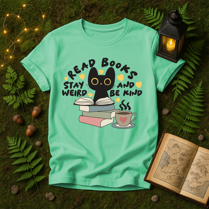 1052 - READ BOOKS STAY WEIRD BE KIND