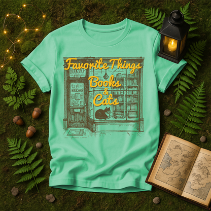 885 - FAVORITE THINGS BOOKS AND CATS