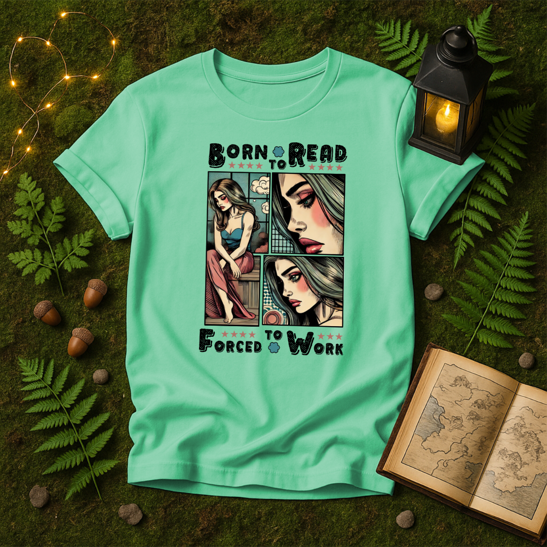 DESIGN 45 - BORN TO READ FORCED TO WORK