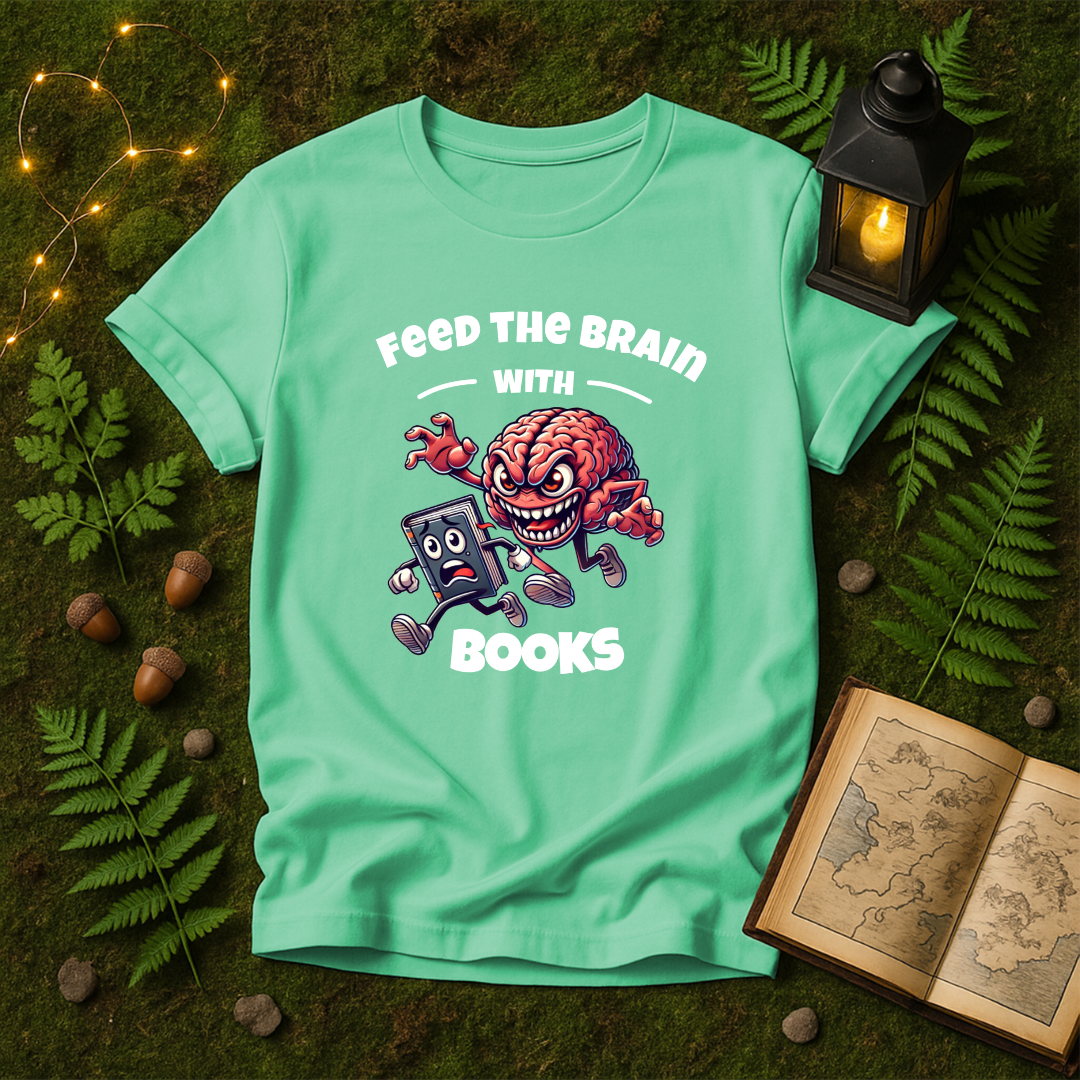 DESIGN 83 - FEED THE BRAIN WITH BOOKS