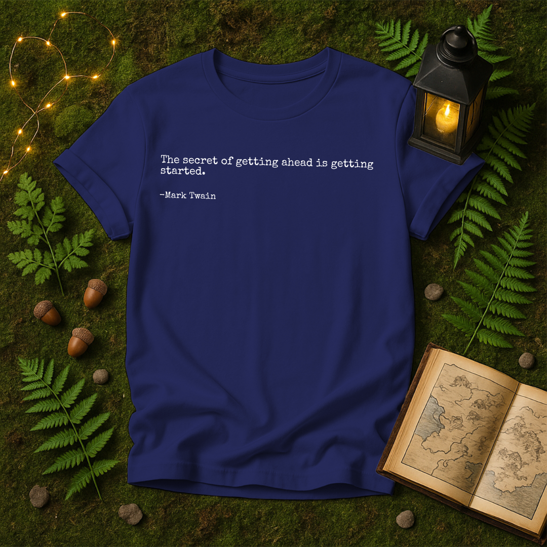 DESIGN 196 - THE SECRET OF GETTING AHEAD IS GETTING STARTED