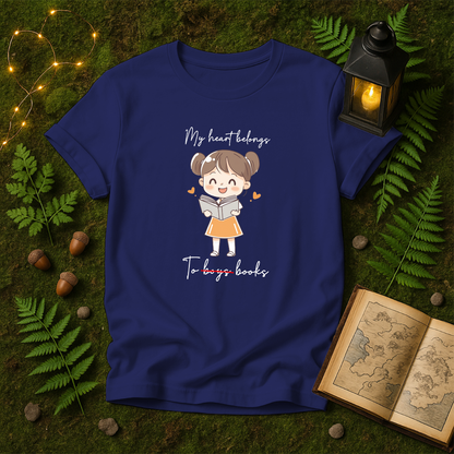 DESIGN 137 - MY HEART BELONGS TO BOOKS