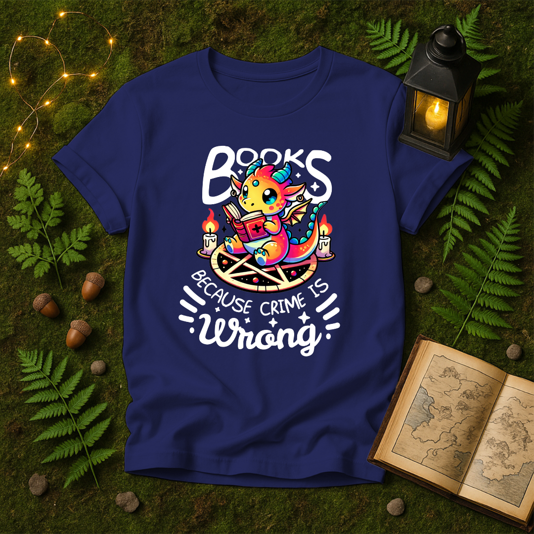 DESIGN 96 - BOOKS BECAUSE CRIME IS WRONG