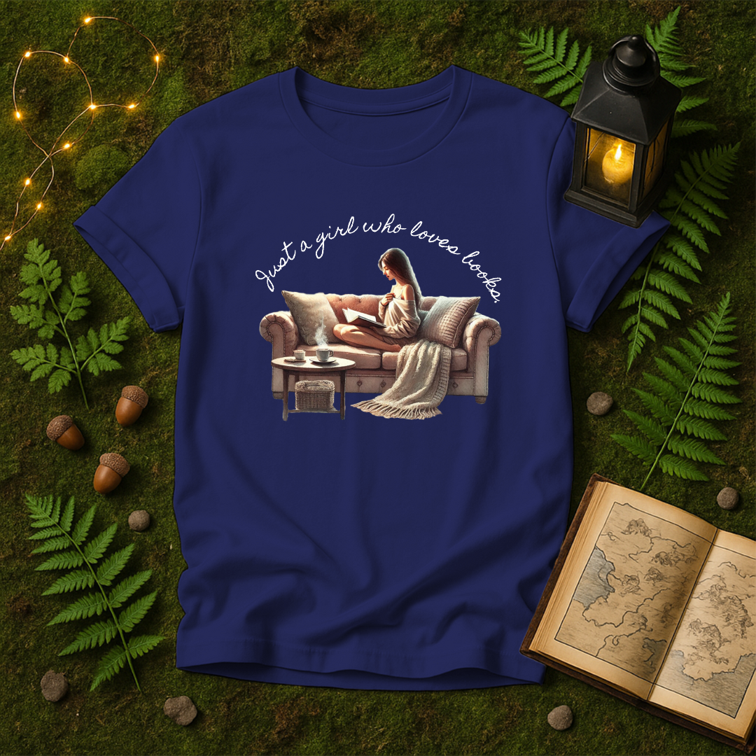 DESIGN 47 - JUST A GIRL WHO LOVES BOOKS