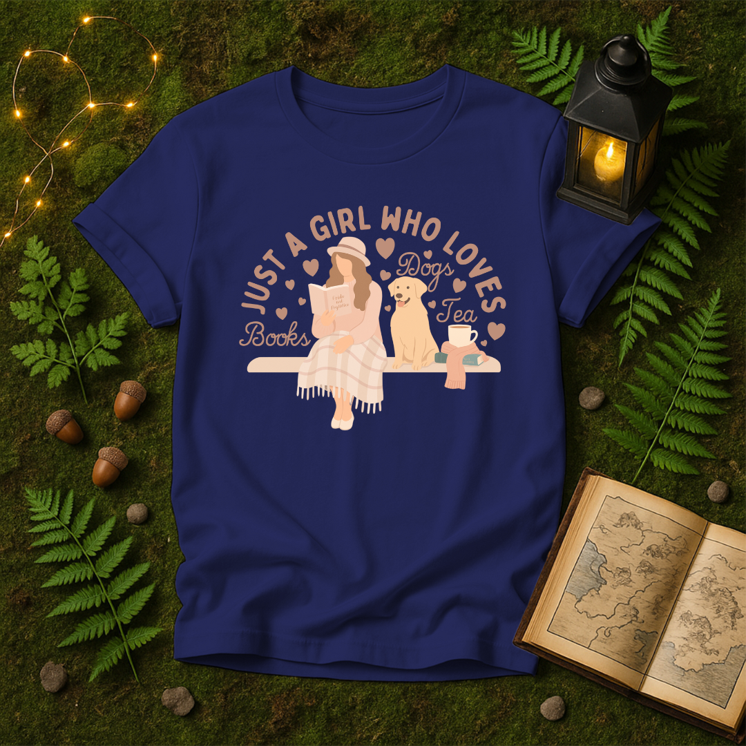 749 - JUST A GIRL WHO LOVES BOOKS