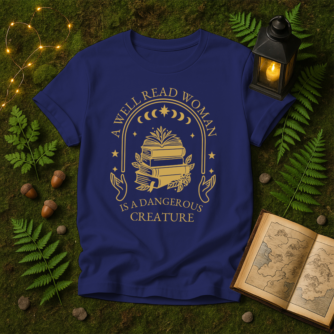 DESIGN 353 - A WELL READ WOMAN IS A DANGEROUS CREATURE
