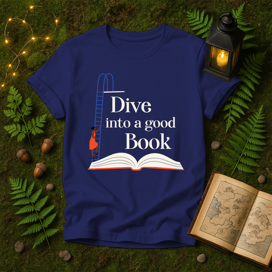 DESIGN 539 - DIVE INTO A GOOD BOOK