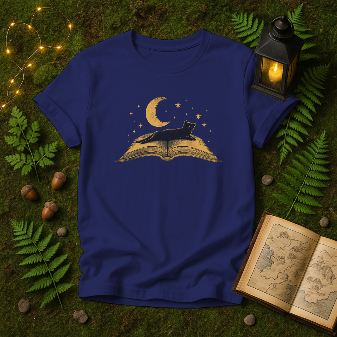 DESIGN 144 - CAT SLEEPING ON A BOOK VINTAGE
