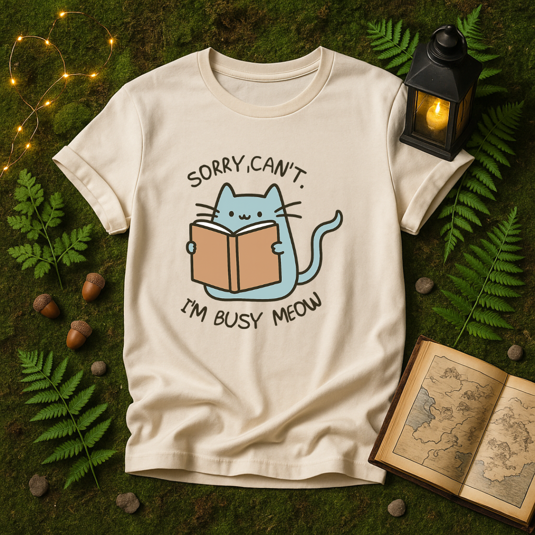 DESIGN 320 - SORRY CANT IM BUSY MEOW