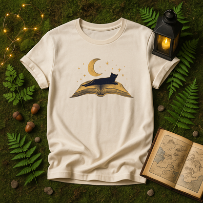 DESIGN 144 - CAT SLEEPING ON A BOOK VINTAGE