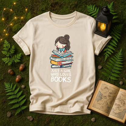 DESIGN 136 - JUST A GIRL WHO LOVES BOOKS
