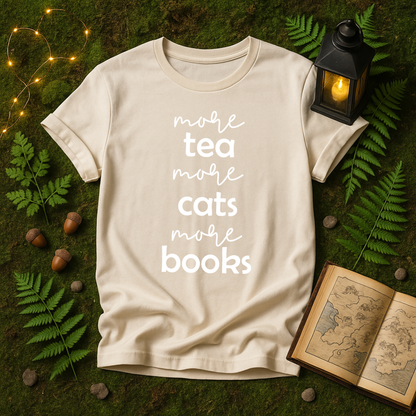 DESIGN 72 - MORE TEA MORE CATS MORE BOOKS