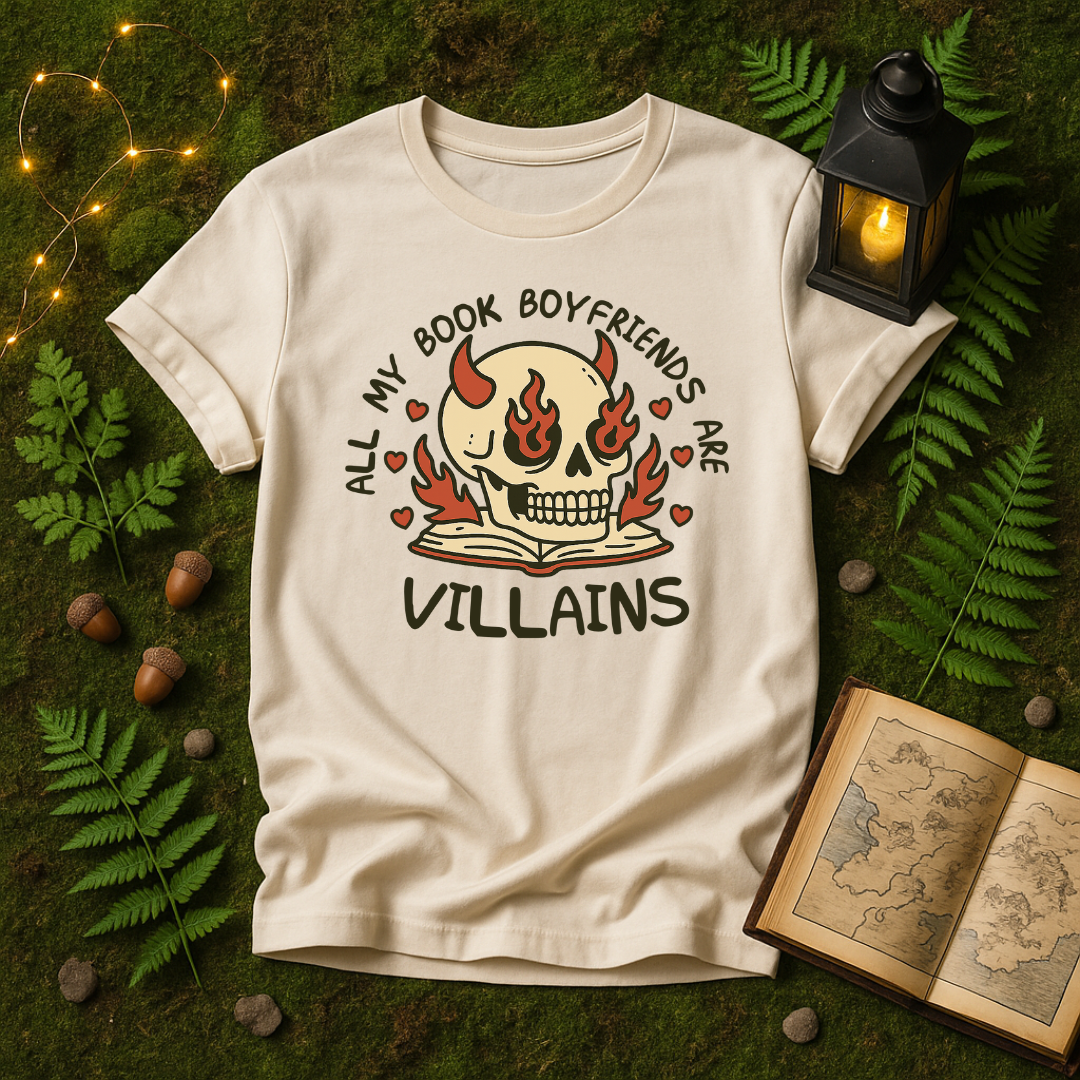 DESIGN 417 - ALL MY BOOK BOYFRIENDS ARE VILLAINS