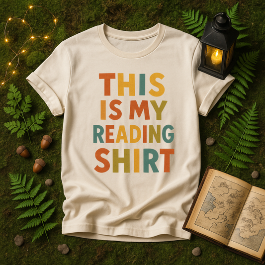 DESIGN 514 -  THIS IS MY READING SHIRT