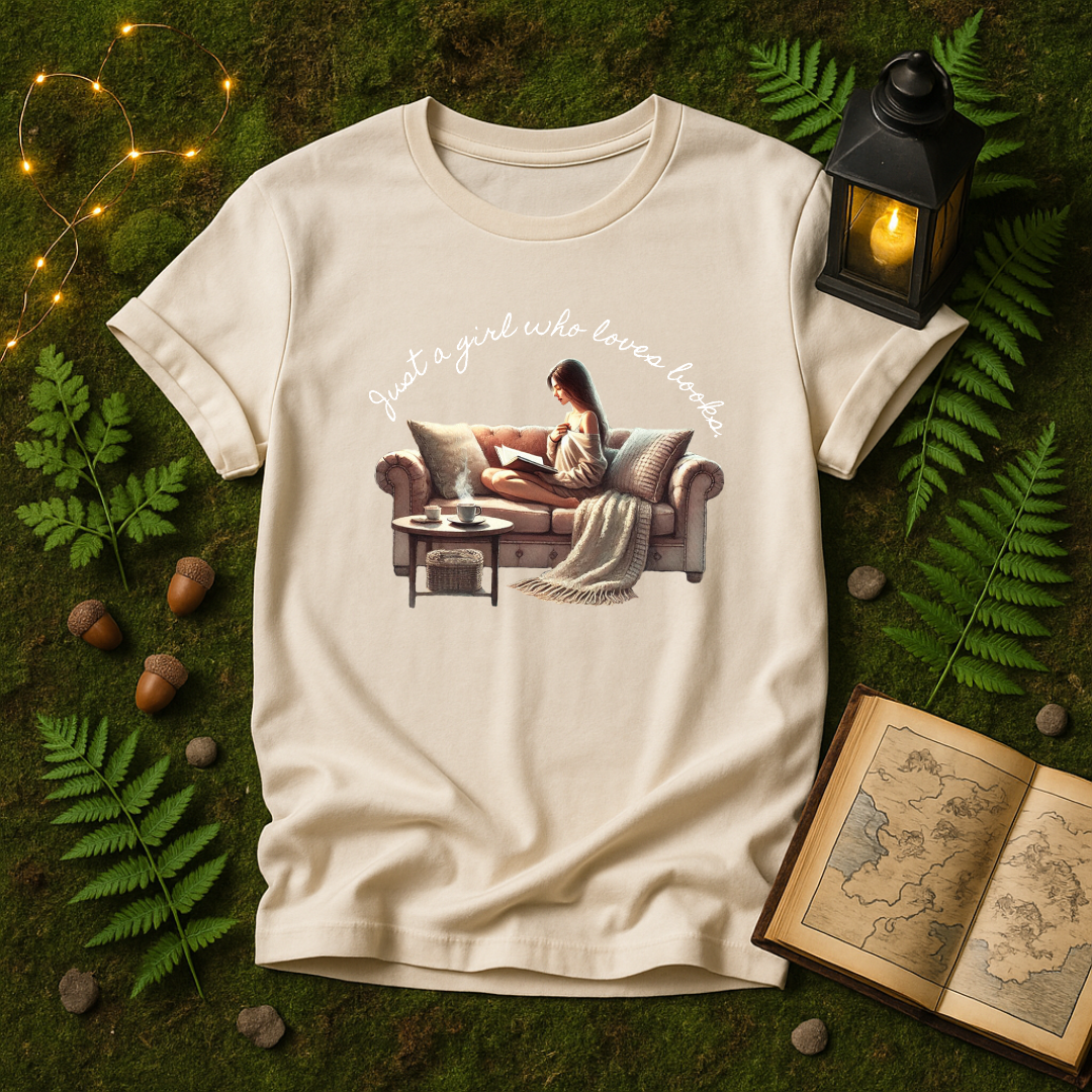 DESIGN 47 - JUST A GIRL WHO LOVES BOOKS
