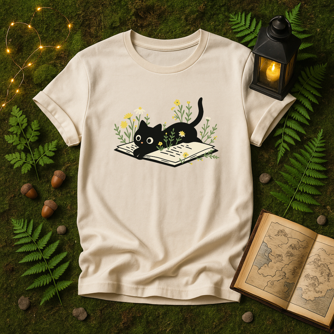 DESIGN 275 - CAT RESTING ON A BOOK