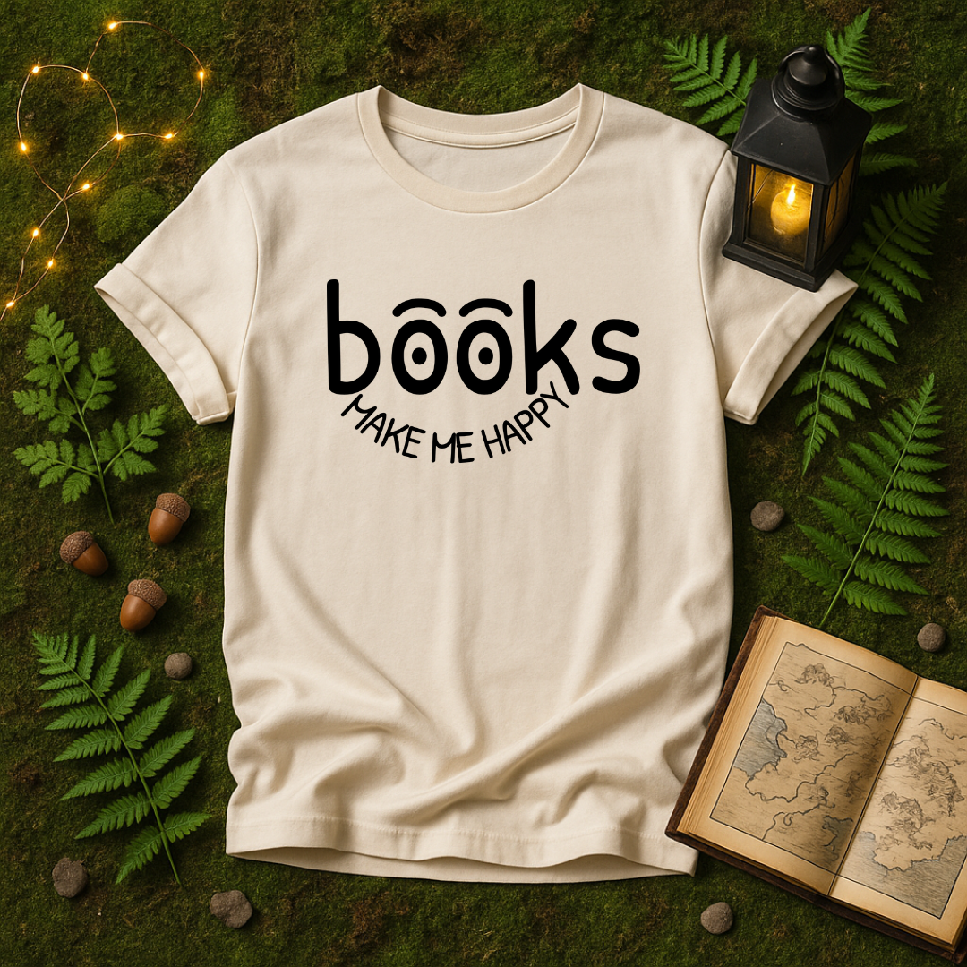 DESIGN 538 - BOOKS MAKE ME HAPPY