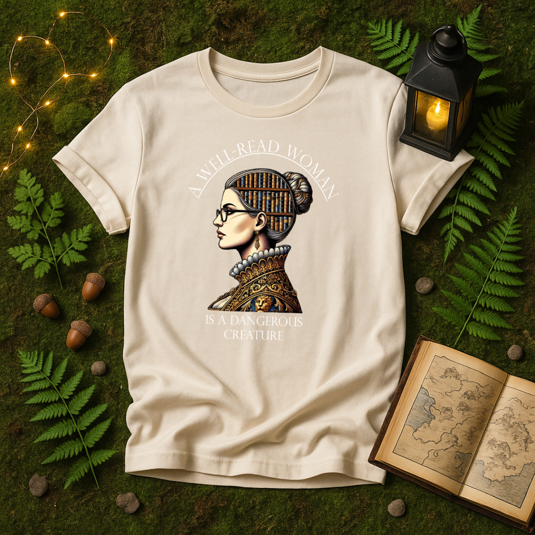 DESIGN 49 - A WELL READ WOMAN IS A DANGEROUS CREATURE
