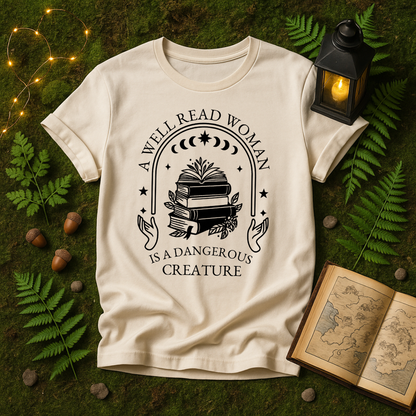 DESIGN 353 - A WELL READ WOMAN IS A DANGEROUS CREATURE