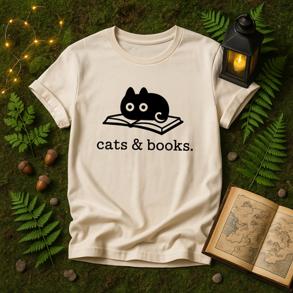 DESIGN 368 - CATS & BOOKS