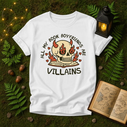 DESIGN 417 - ALL MY BOOK BOYFRIENDS ARE VILLAINS