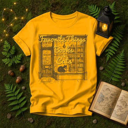885 - FAVORITE THINGS BOOKS AND CATS