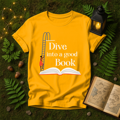 DESIGN 539 - DIVE INTO A GOOD BOOK