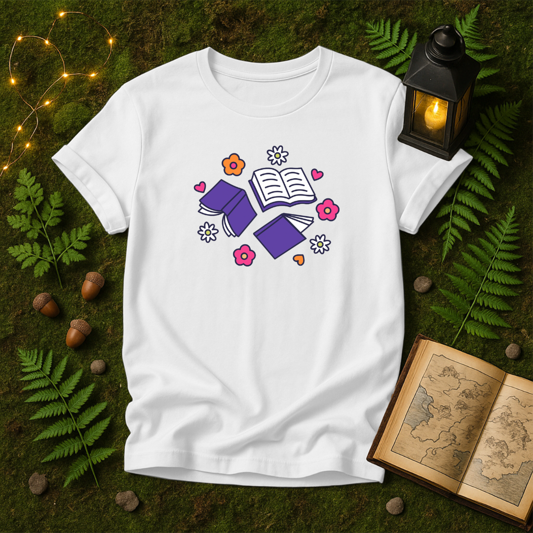808 - FLOWERS & BOOKS